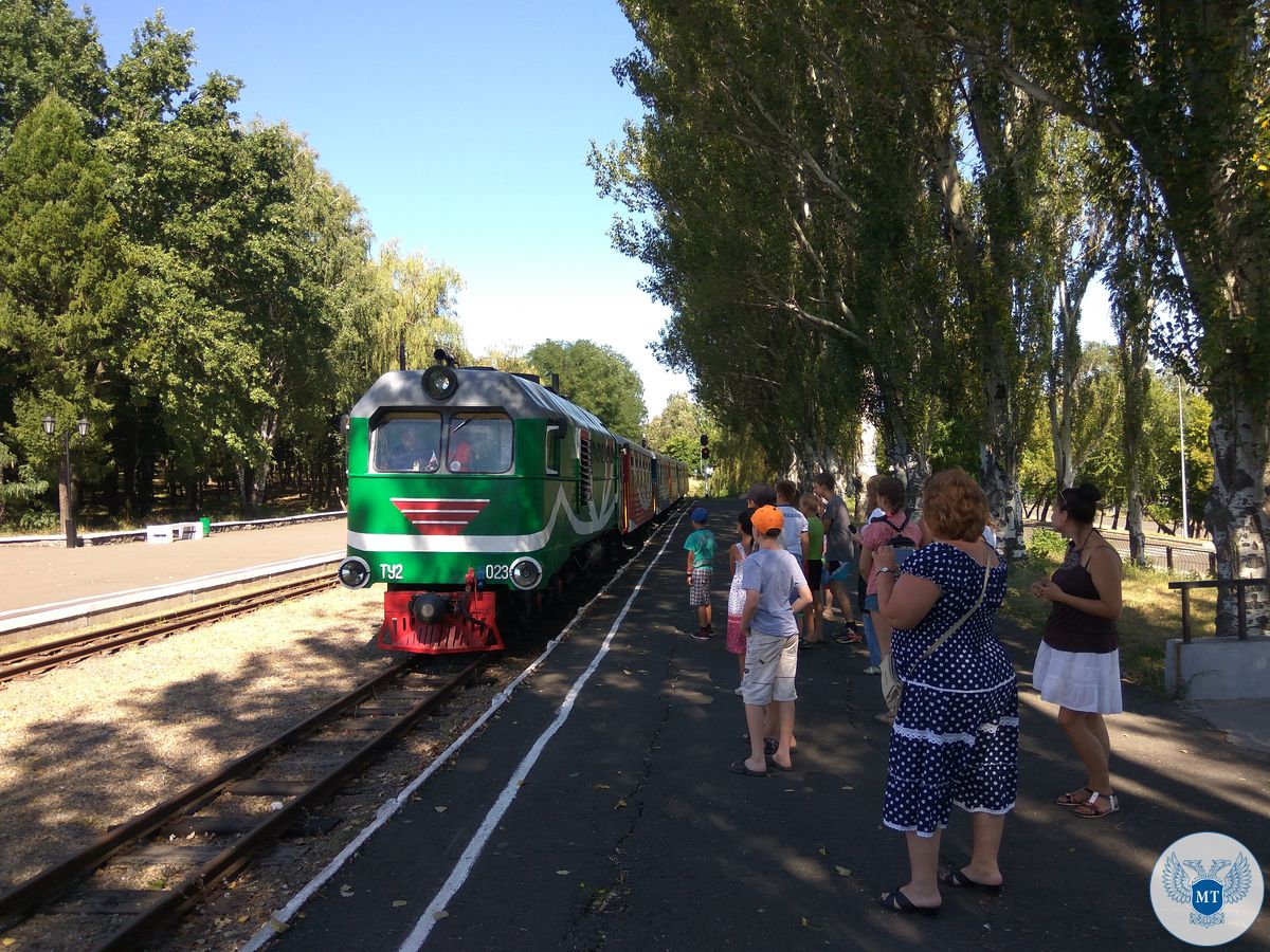 Дети из Дебальцево посетили Детскую железную дорогу (ФОТОРЕПОРТАЖ)