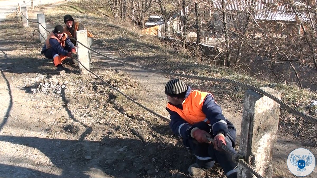 Министерство транспорта ДНР восстановило  путепровод в Амвросиевке (ФОТОРЕПОРТАЖ)