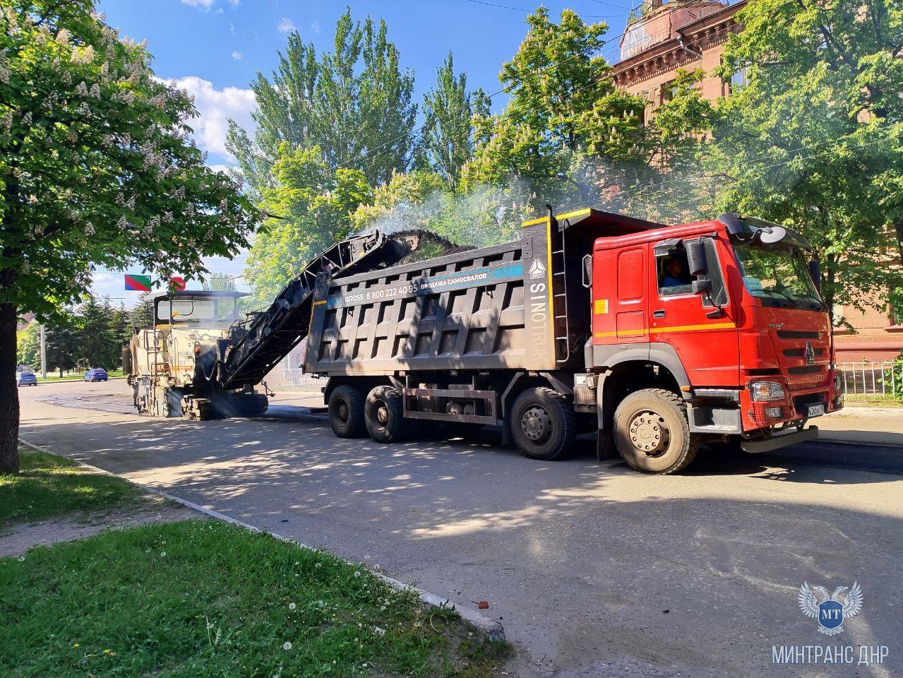 Продолжается восстановление улично-дорожной сети городов Республики в рамках  Программы социально-экономического развития