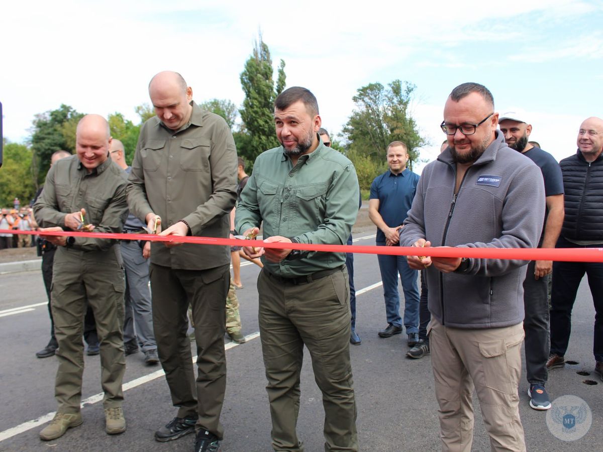 В Республике завершён капитальный ремонт автодороги регионального значения «Амвросиевка–Тельманово–Мариуполь»