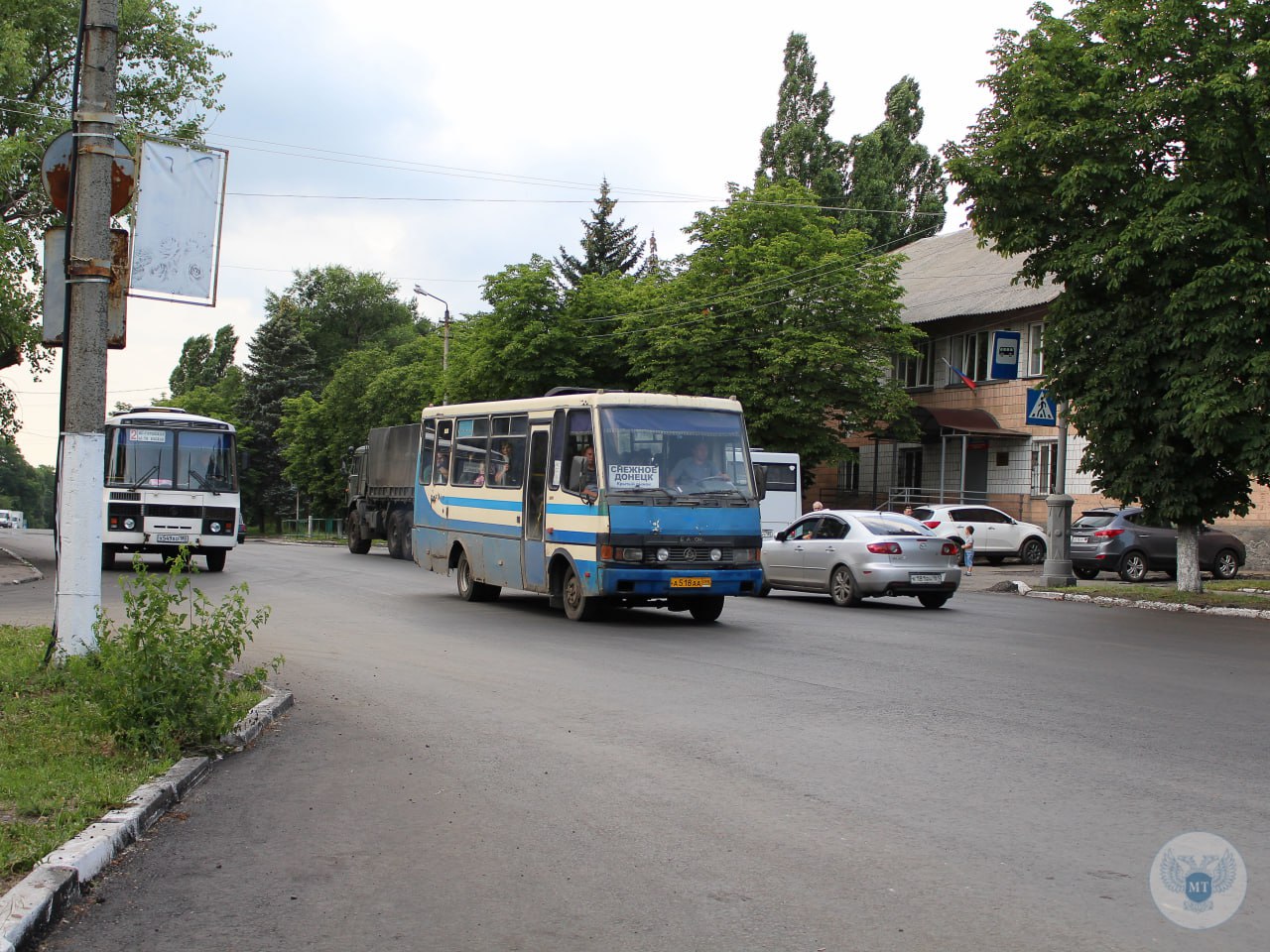 В Снежном решён вопрос по обслуживанию перевозчиком городского маршрута № 1