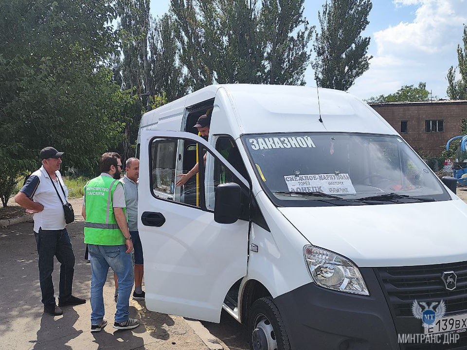 Санитарно-техническое состояние пассажирского транспорта сотрудники Минтранса проверили в Мариуполе и Енакиево 