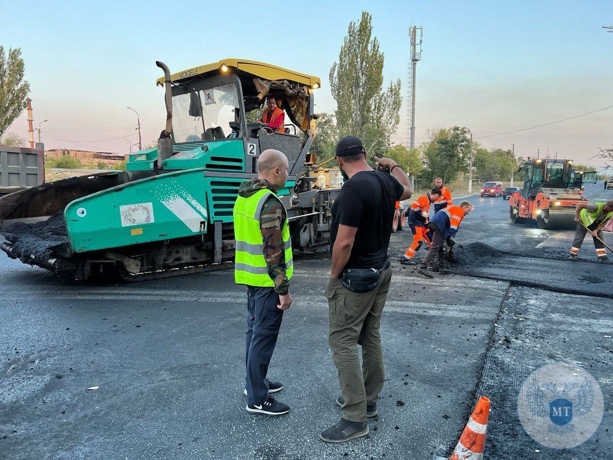 В Республике продолжаются работы по восстановлению улично-дорожной сети городов