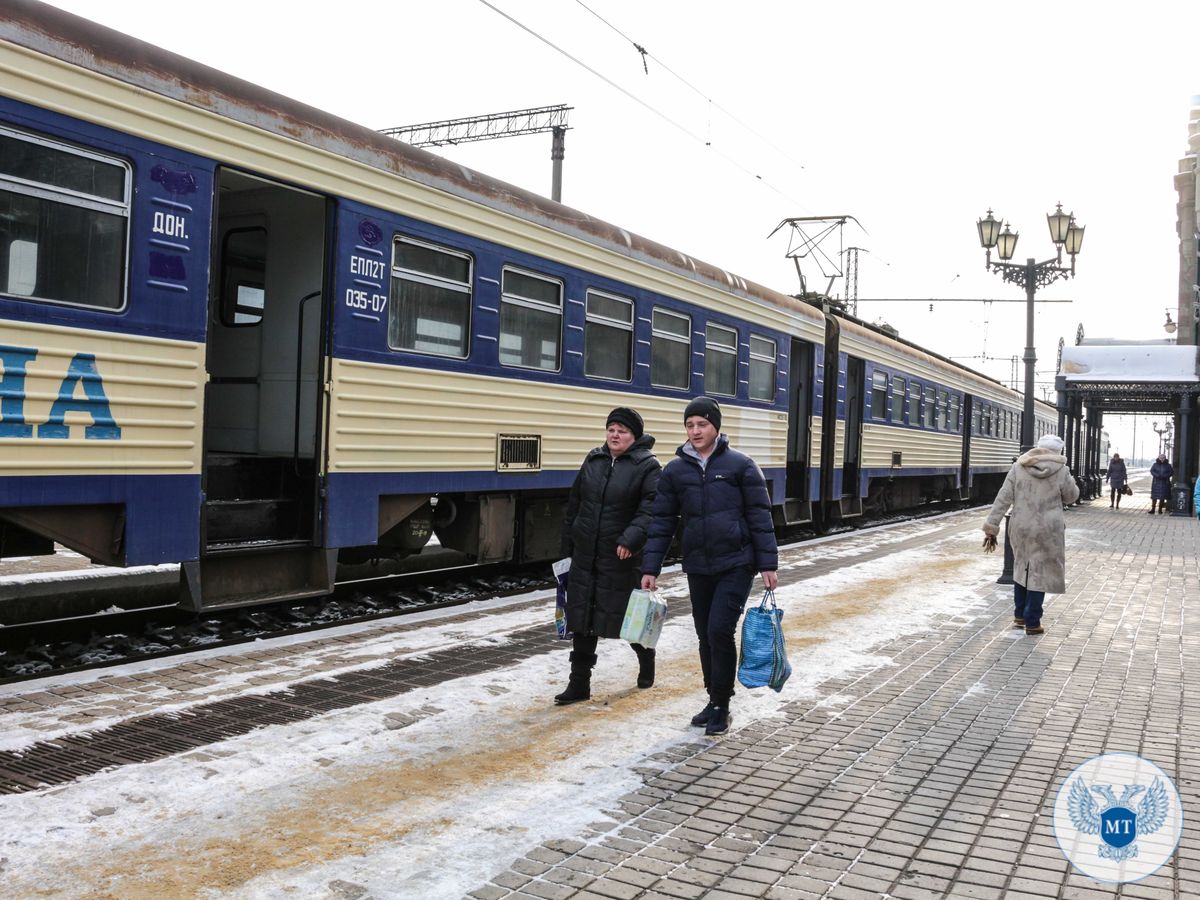 В 2021 году поездами ГУП ДНР «Донецкая железная дорога» перевезено более 1 миллиона пассажиров