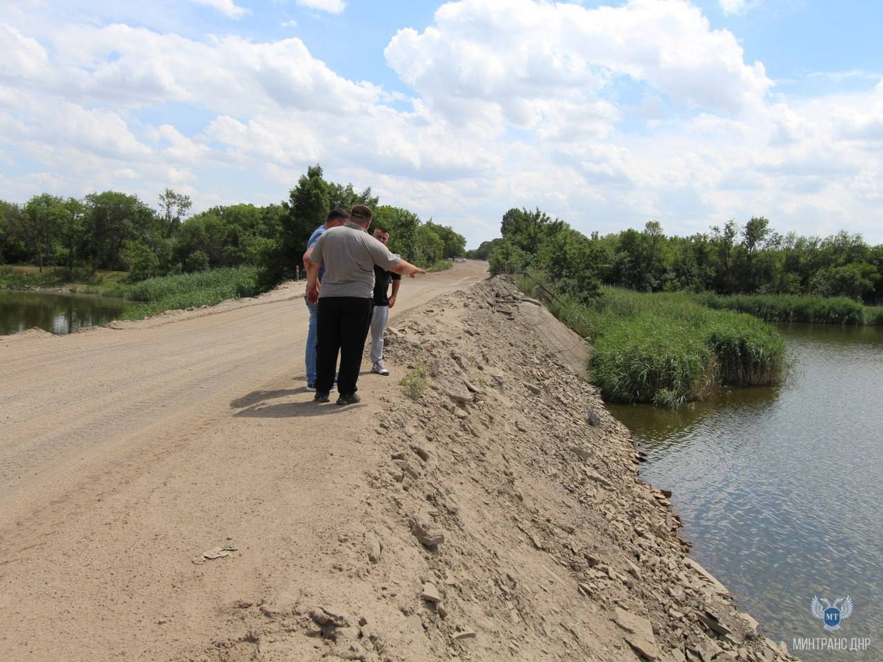 Завершен ремонт участка дороги «Светлодарск-Мироновка-/на Попасную/»