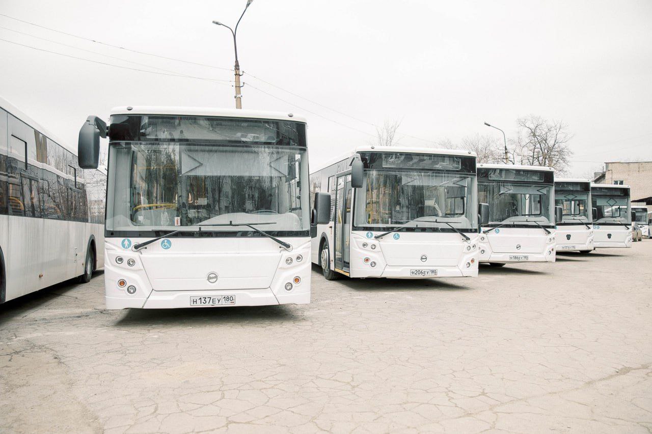 Автопарк муниципального предприятия «Мариупольтранс» пополнился 56 новыми автобусами отечественного производства