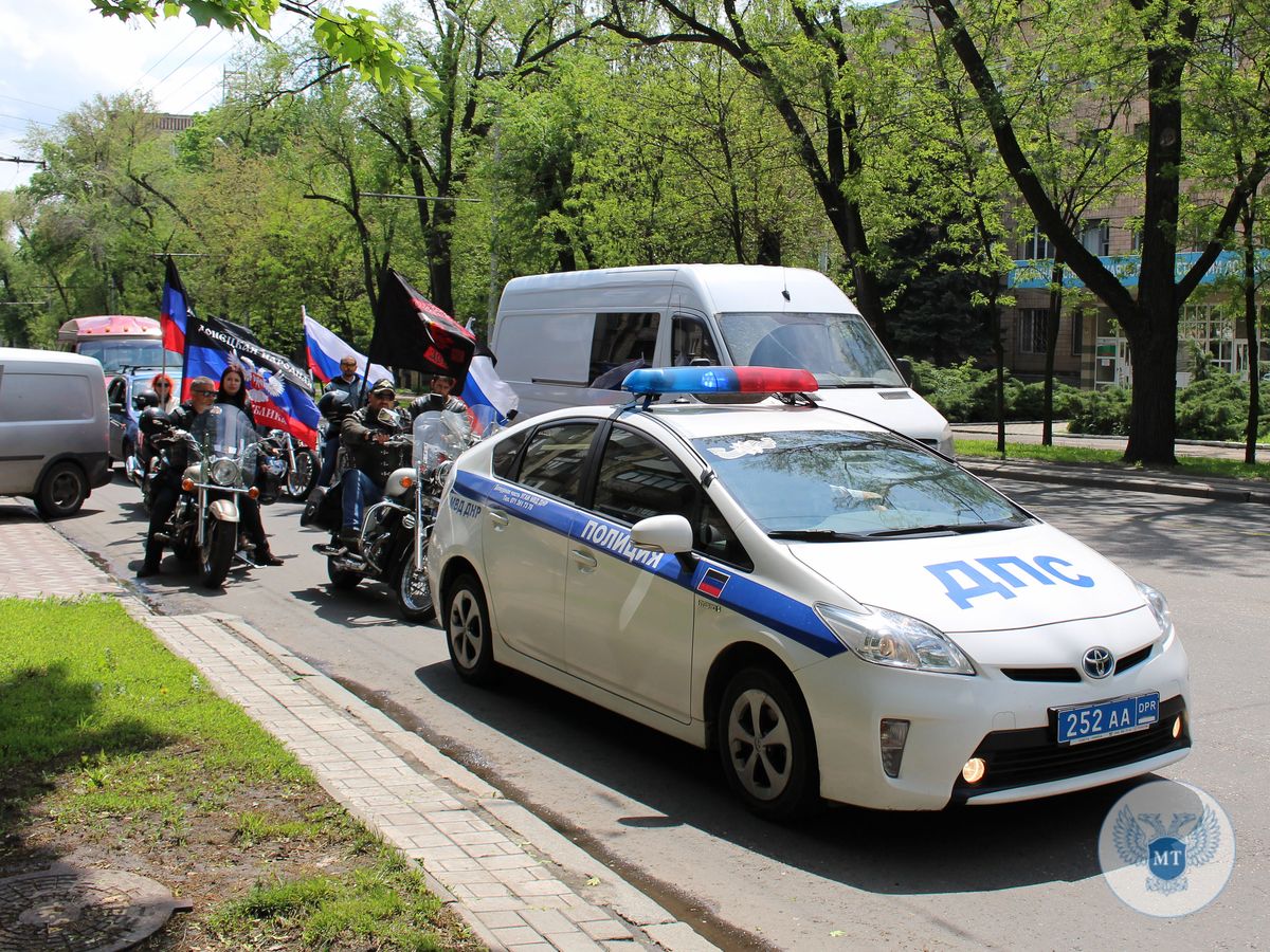 Минтранс ДНР принял участие в организации автомотопробега в рамках Республиканской недели безопасности дорожного движения