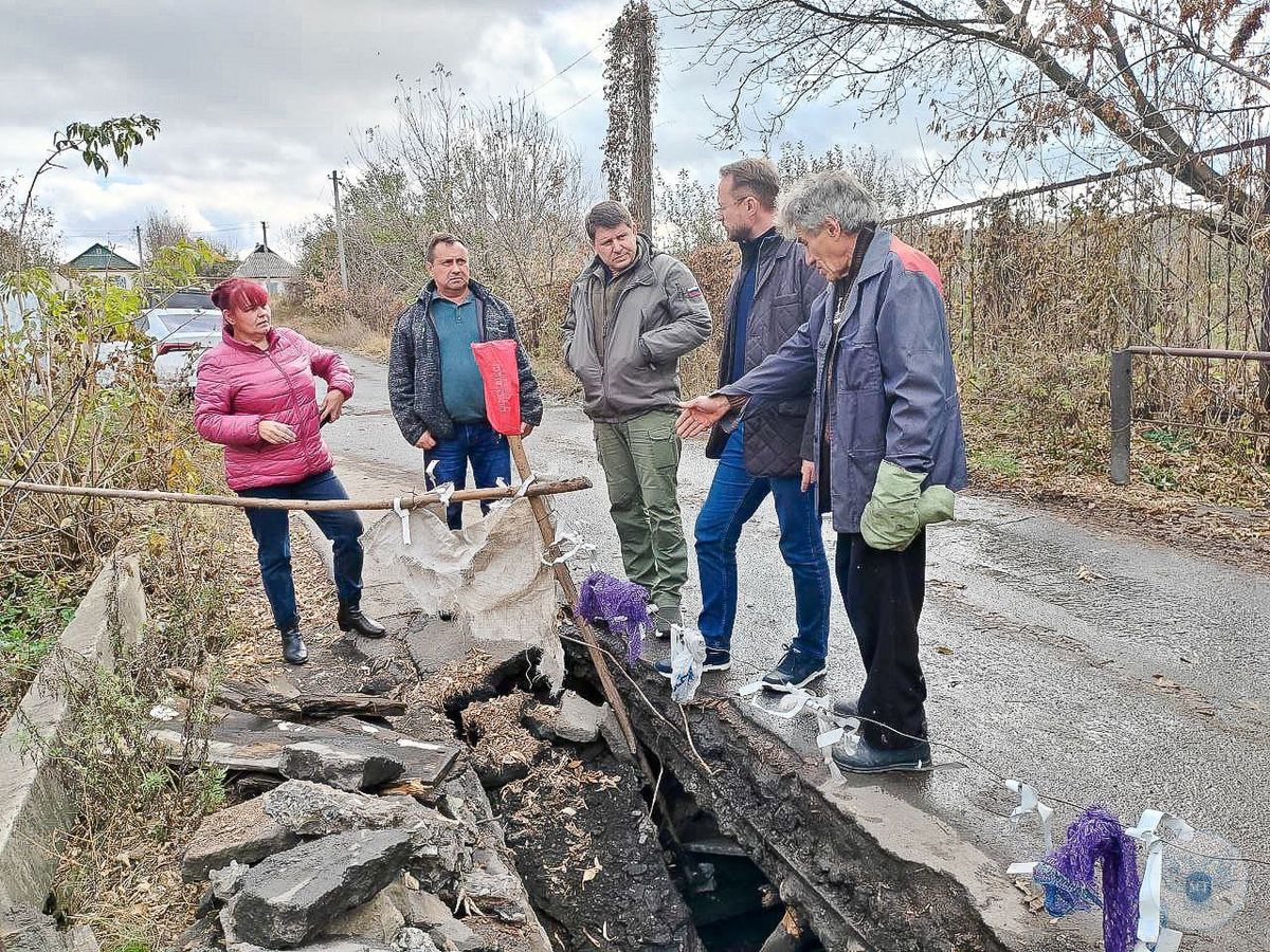 Обрушившееся мостовое сооружение в Макеевке будет восстановлено в оперативные сроки