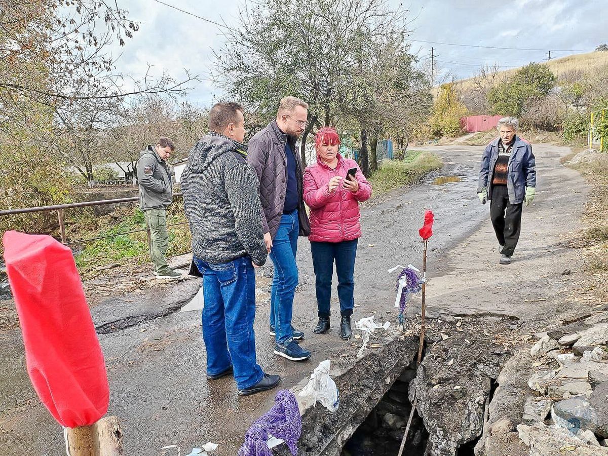 Обрушившееся мостовое сооружение в Макеевке будет восстановлено в оперативные сроки