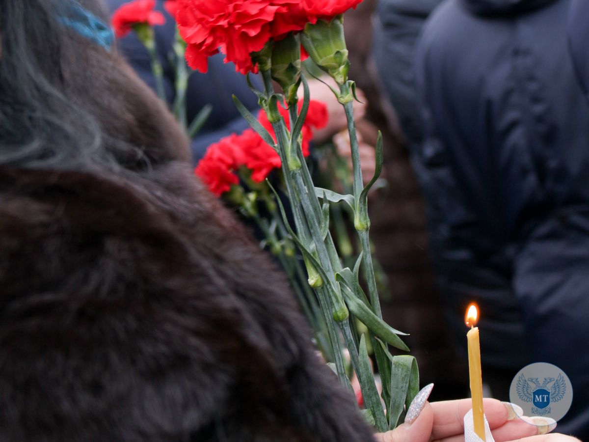 В пятую годовщину трагедии на Боссе в Донецке состоялся митинг-реквием 