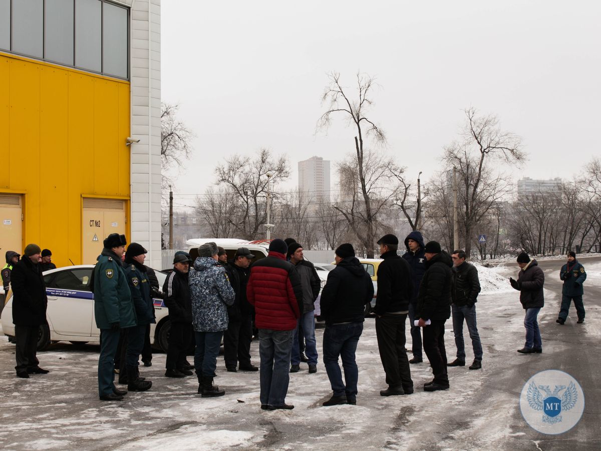 В рамках учений МЧС ДНР отработано взаимодействие Минтранса по организации эвакуации населения автомобильным и ж/д транспортом