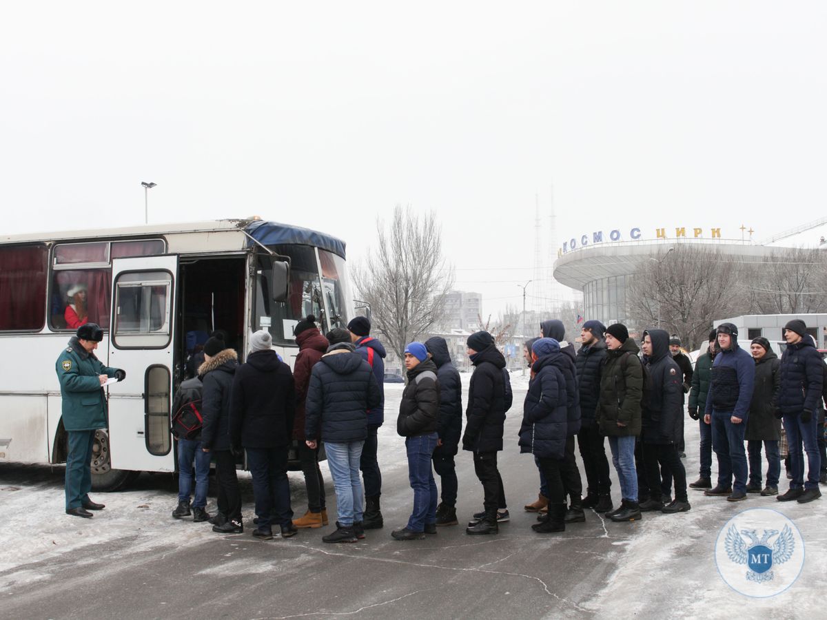 В рамках учений МЧС ДНР отработано взаимодействие Минтранса по организации эвакуации населения автомобильным и ж/д транспортом