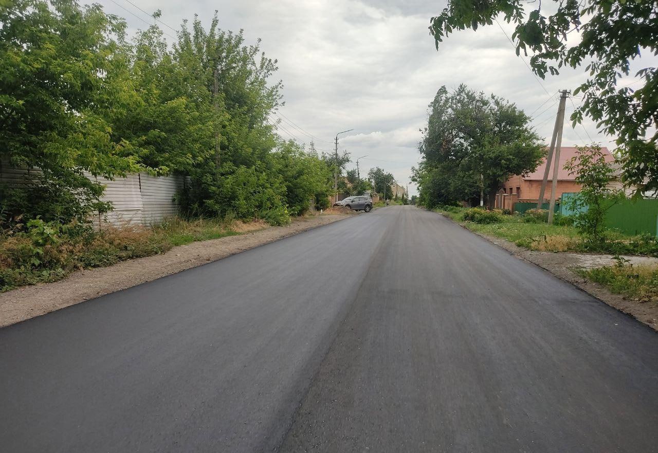 Нижегородские специалисты завершили ремонт дороги в Харцызске