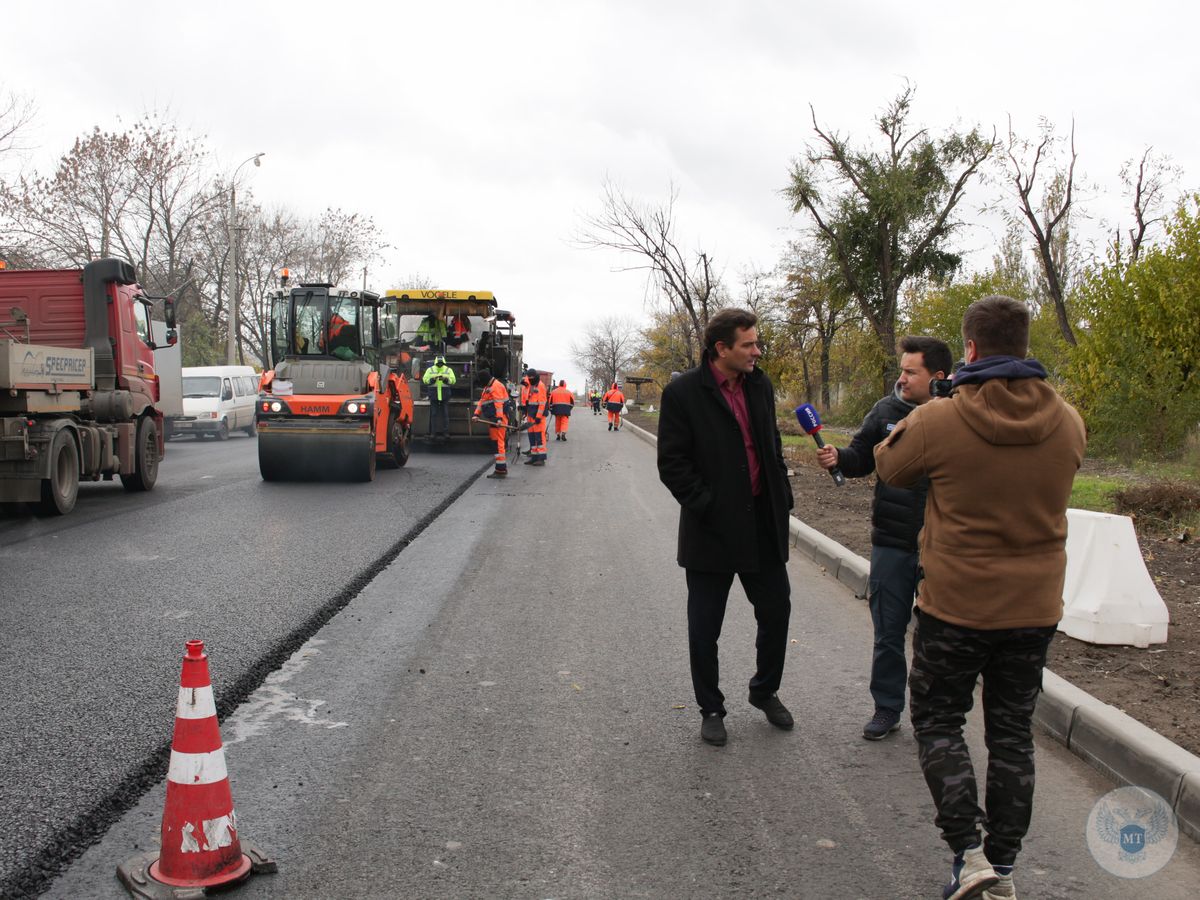 В ДНР продолжается восстановление трассы М-14 «Одесса – Мелитополь – Новоазовск» ФОТО, ВИДЕО 