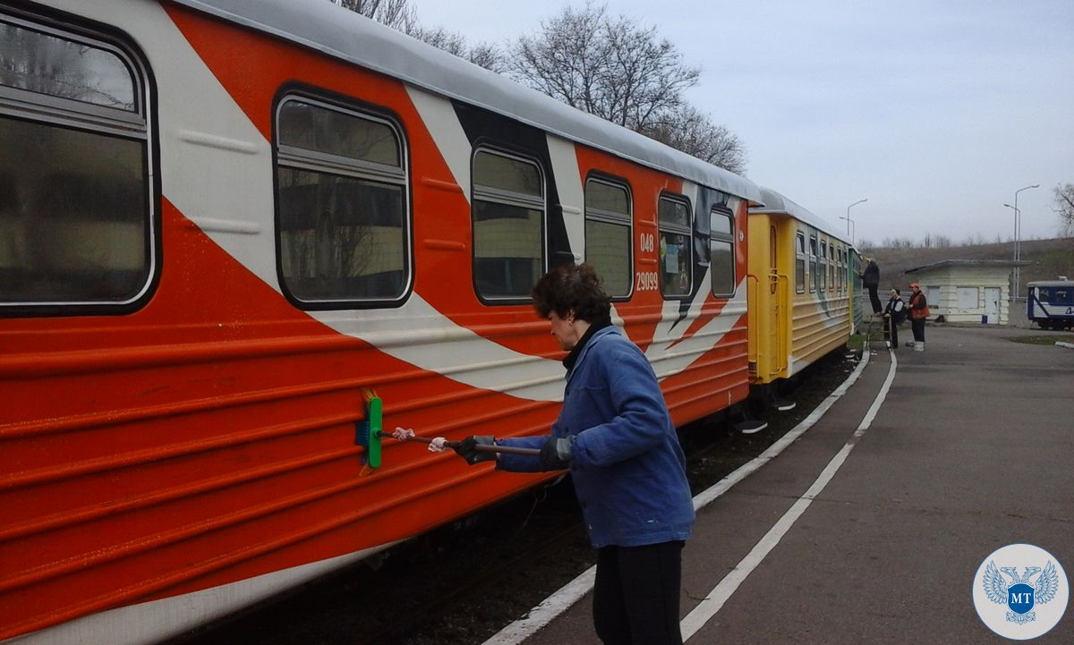 Детская железная дорога начала подготовку к летнему сезону