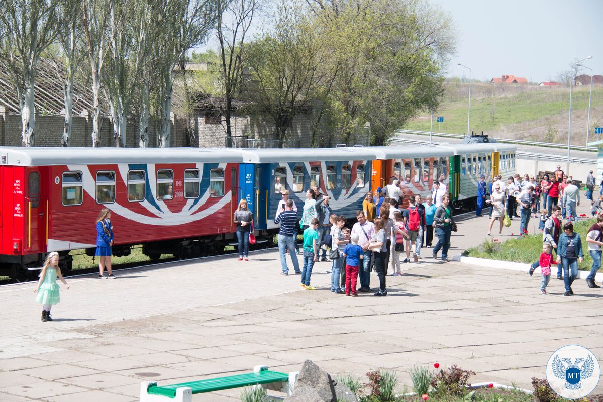 Детская железная дорога открыла 45-ый сезон (ФОТОРЕПОРТАЖ)