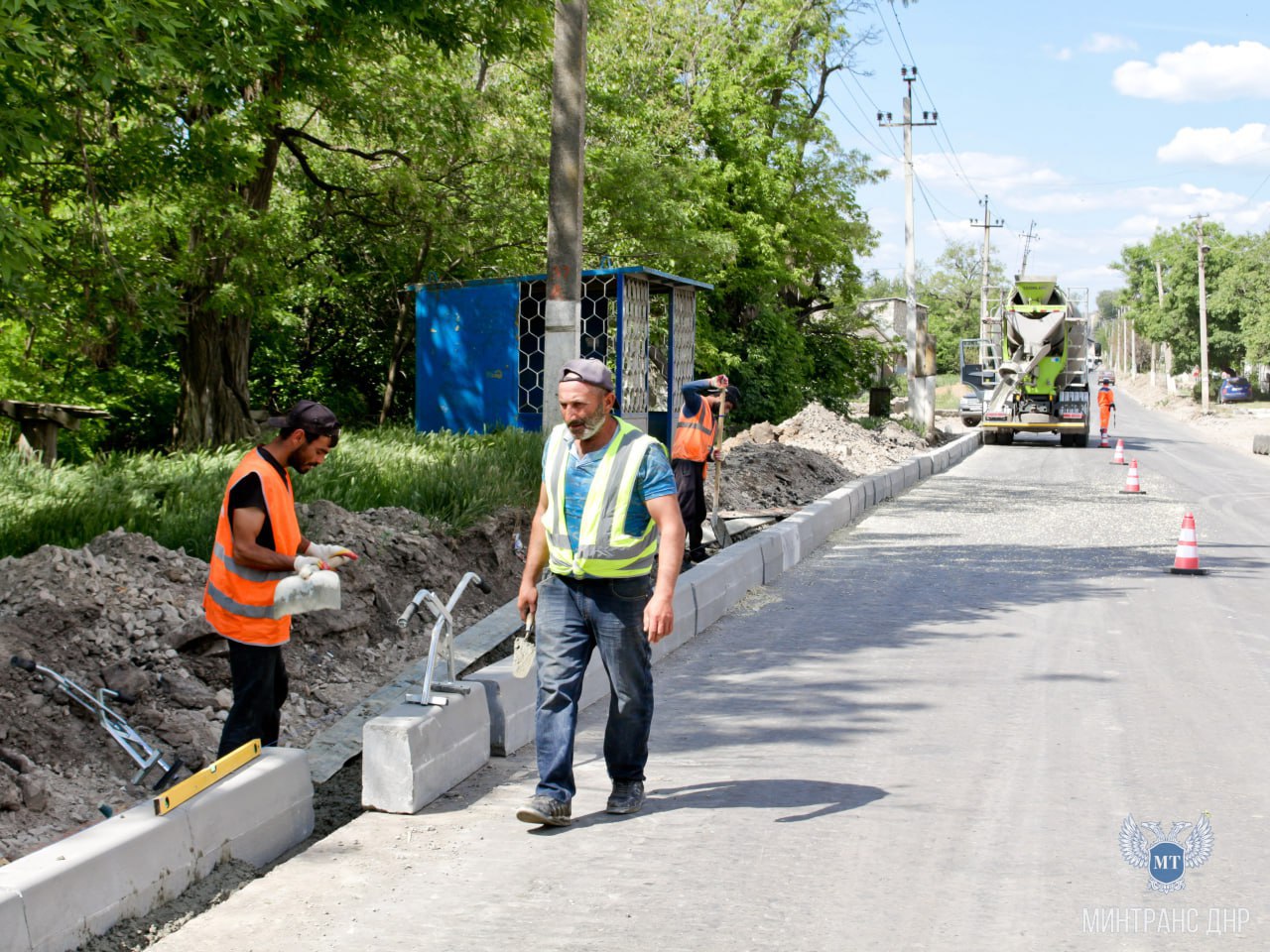 В 2024 году будет восстановлено более 30 км автомобильной дороги на участке от Докучаевска до Старобешево