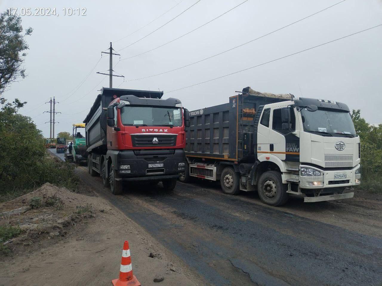 Дорожники Хабаровского края восстанавливают 5 объектов улично-дорожной сети города-побратима Дебальцево