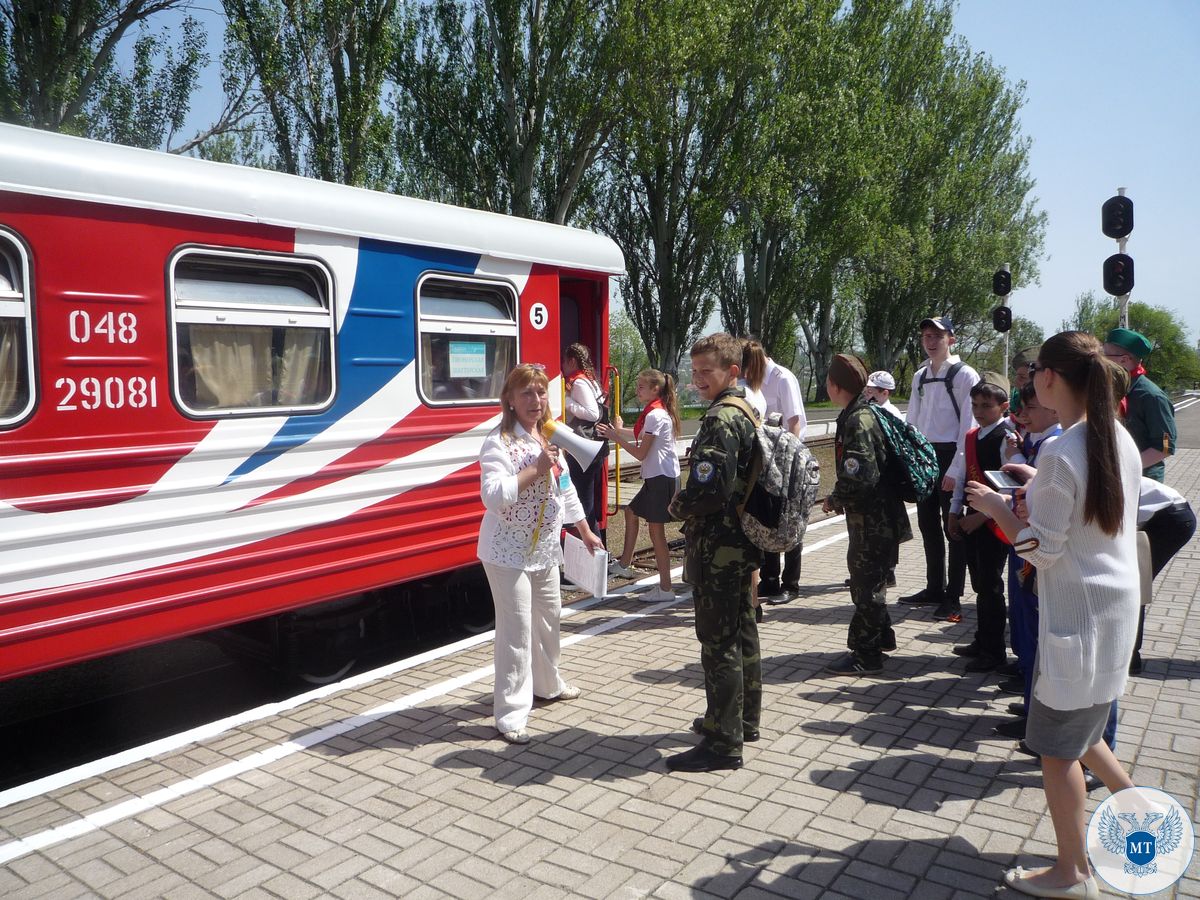 Детская железная дорога организовала экскурсию  для участников Республиканского слета поисковых отрядов «Наследники Победы»