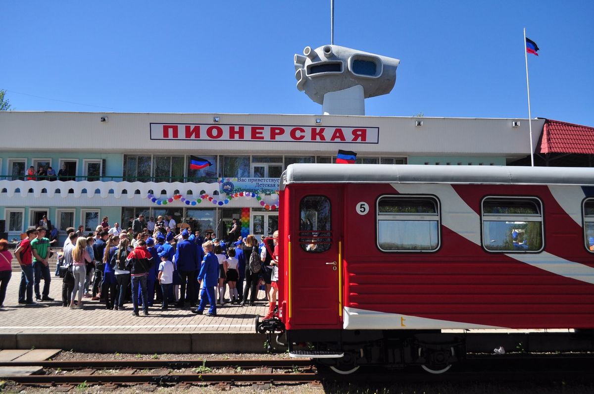 Детская железная дорога открыла новый сезон (фоторепортаж)