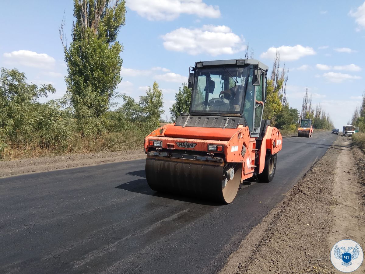 Ремонт автомобильной дороги на КПВВ «Октябрь» близится к завершению