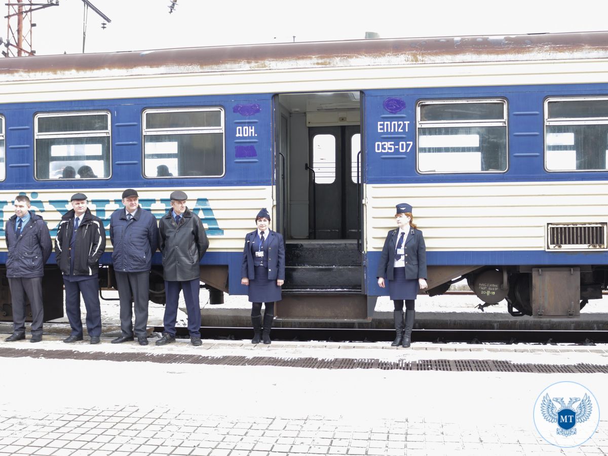 Первая за три года электричка прибыла сегодня в Дебальцево