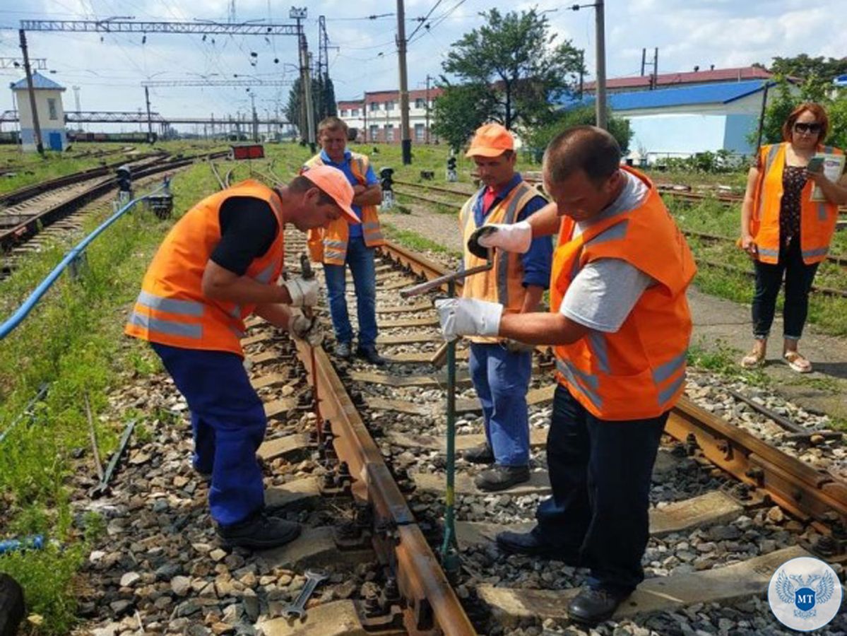 Ко Дню железнодорожника в Ясиноватой прошел конкурс профмастерства среди работников ГП «ДЖД» 