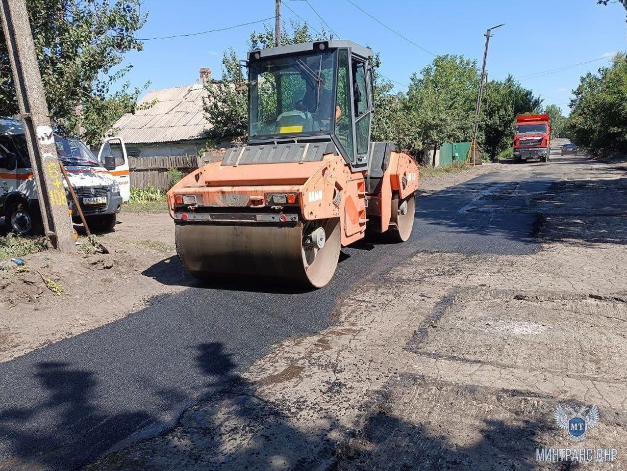 За неделю специалисты «Службы автомобильных дорог Донбасса» выполнили комплекс мероприятий по содержанию дорог