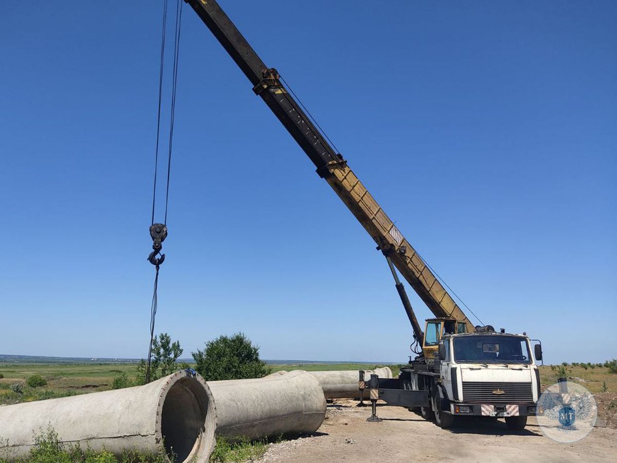 Завершено восстановление разрушенной водопропускной трубы на участке Дебальцево-Светлодарск 