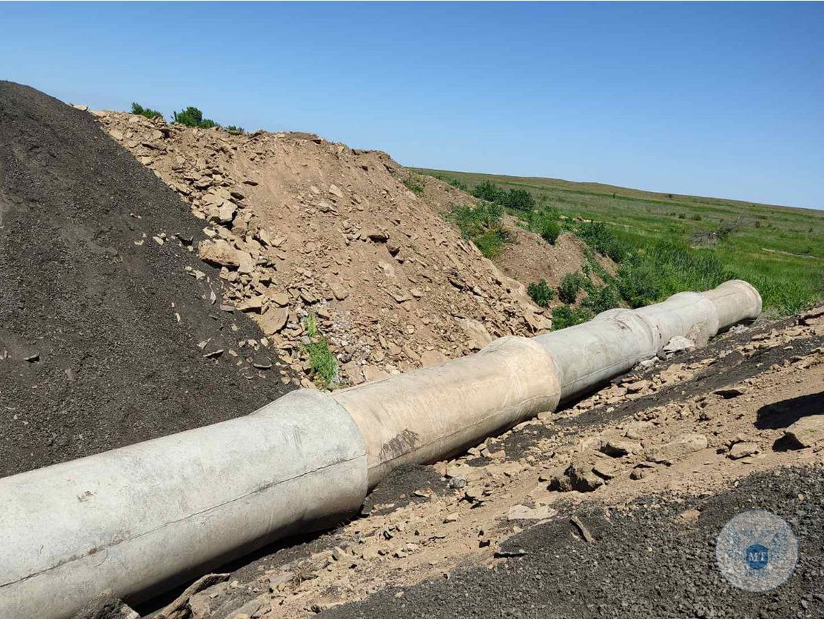 Завершено восстановление разрушенной водопропускной трубы на участке Дебальцево-Светлодарск 