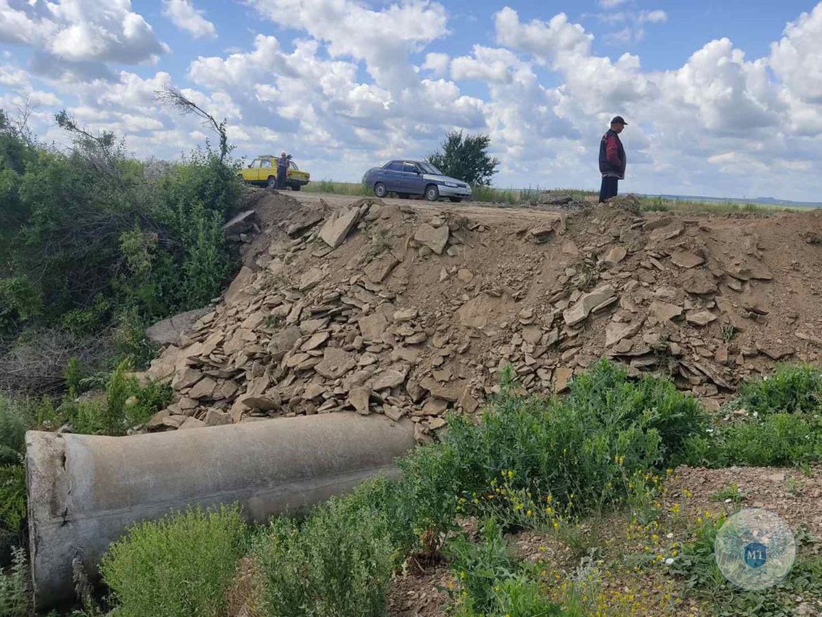 Завершено восстановление разрушенной водопропускной трубы на участке Дебальцево-Светлодарск 