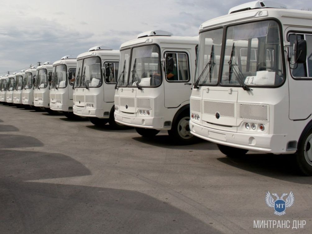 Продолжается выход на муниципальные маршруты ДНР нового подвижного состава, полученного в сентябре по федеральным программам