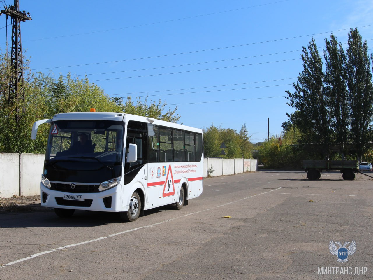 Слушатели курсов водителей проходят практику на новом подвижном составе, переданном РУТТЦ нижегородцами в рамках шефской помощи