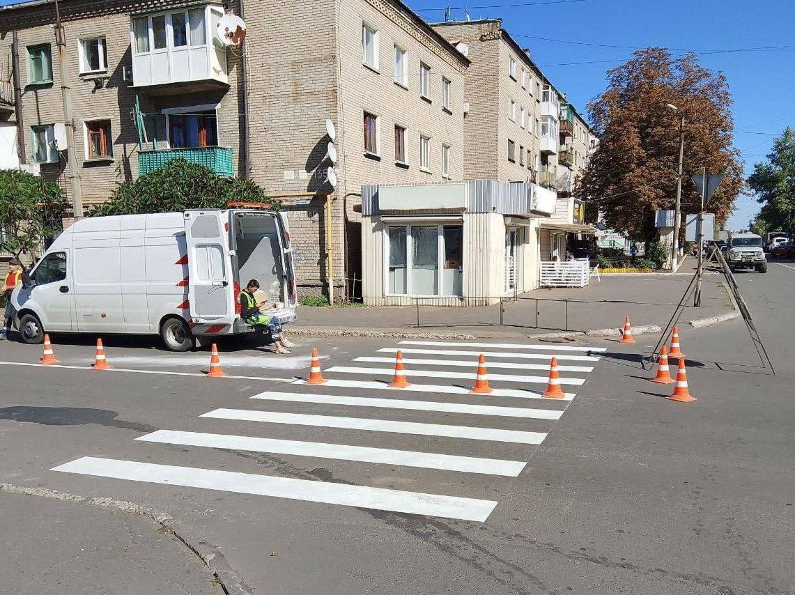 Нижегородские подрядчики завершили нанесение дорожной разметки в Иловайске