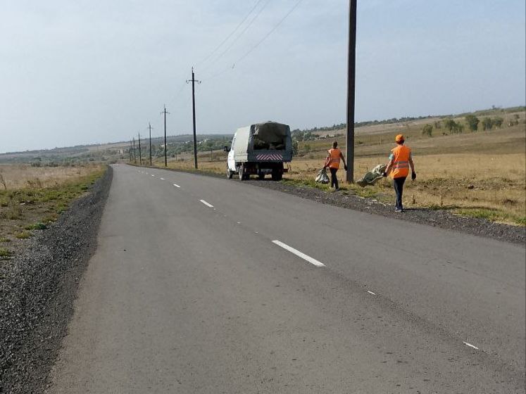 За неделю Службой автомобильных дорог Донбасса в рамках контракта по содержанию авто дорог ДНР выполнены мероприятия