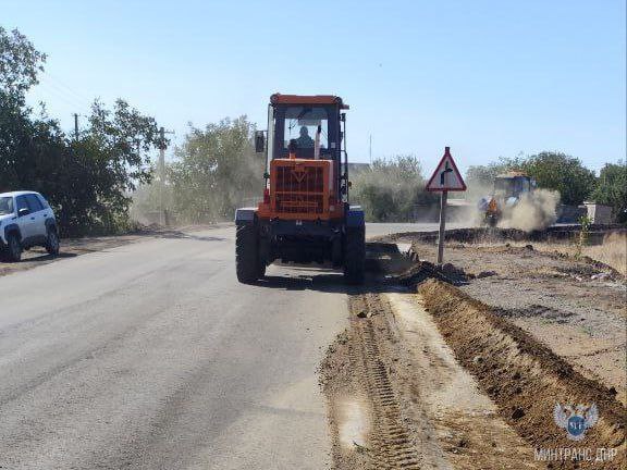 В «Службе автомобильных дорог Донбасса» рассказали о выполненных мероприятиях в рамках контракта по содержанию авто дорог ДНР